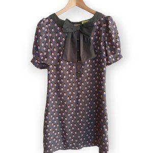 Max C boutique vintage style dress light fabric lined small
